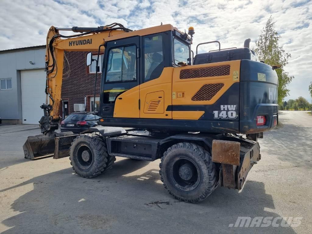 Hyundai HW 140 Excavadoras de ruedas