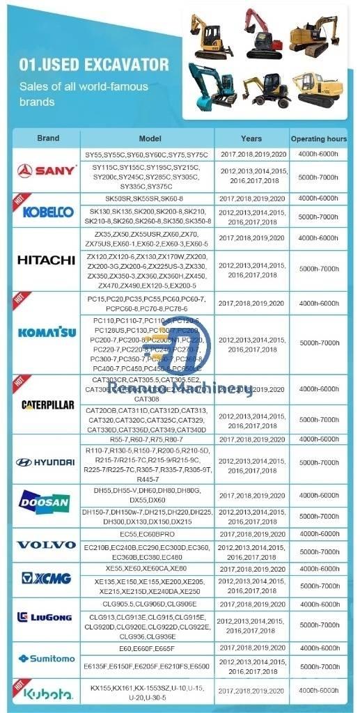 Komatsu 350-8 Excavadoras sobre orugas