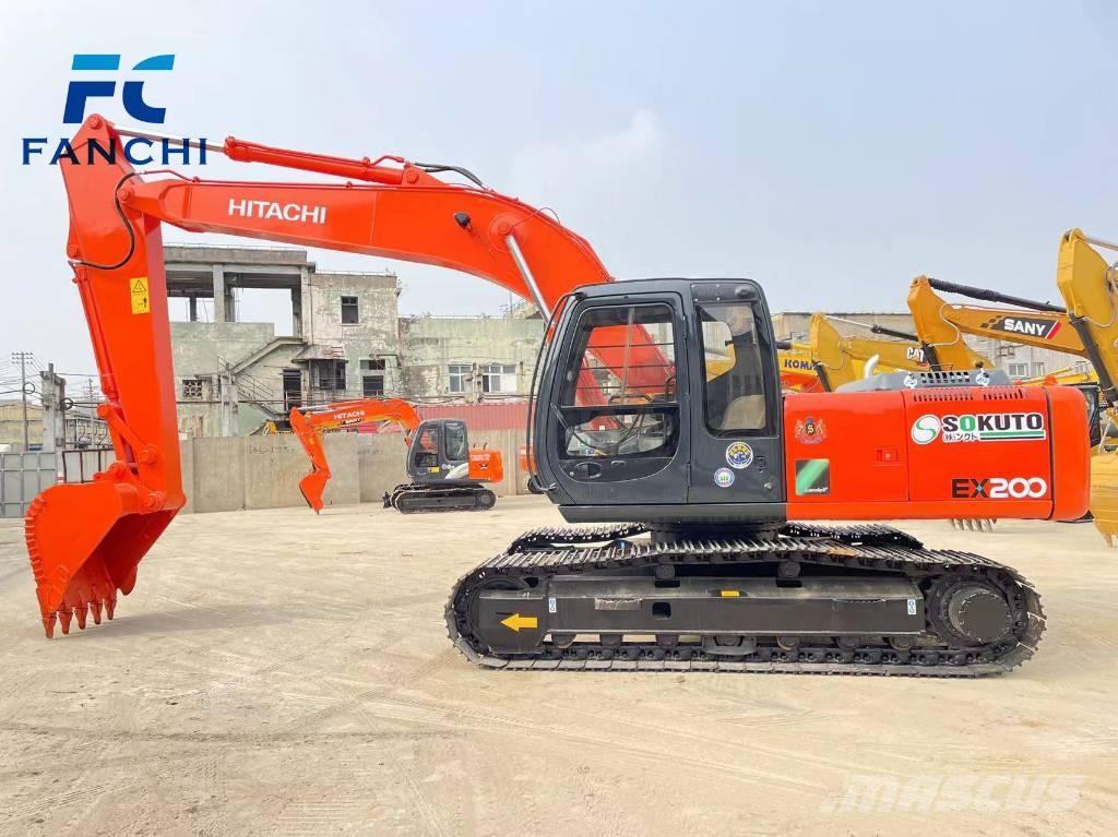 Hitachi EX 200 Excavadoras sobre orugas