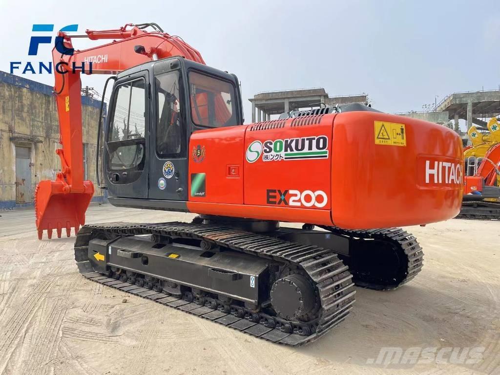 Hitachi EX 200 Excavadoras sobre orugas