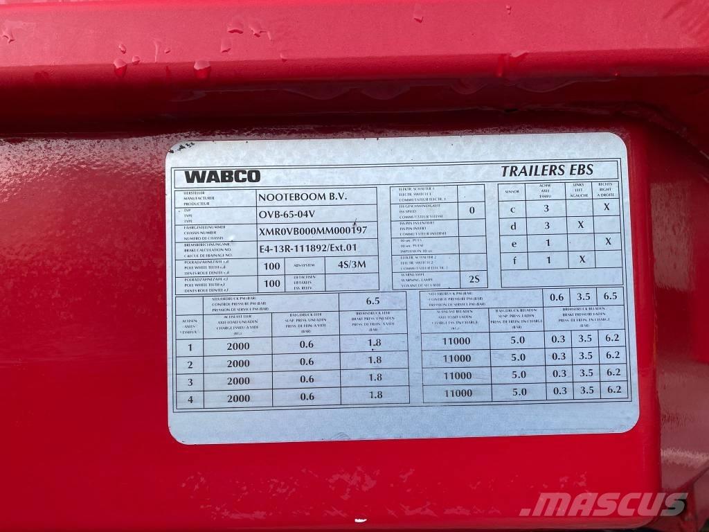 Nooteboom OVB-65-04V Semirremolques urbanos