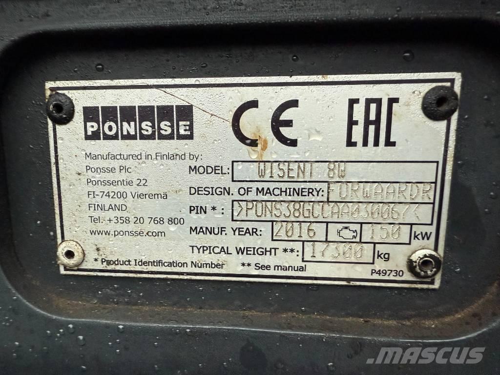 Ponsse WISENT 8W Transportadoras