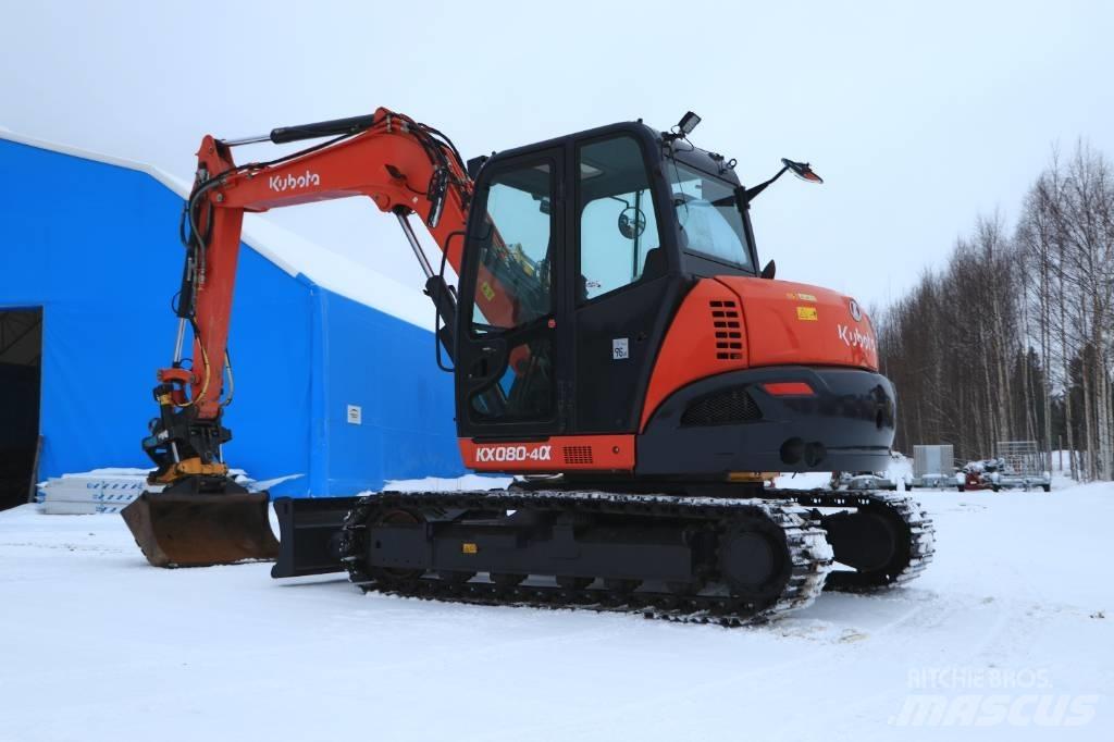 Kubota KX080-4a Miniexcavadoras