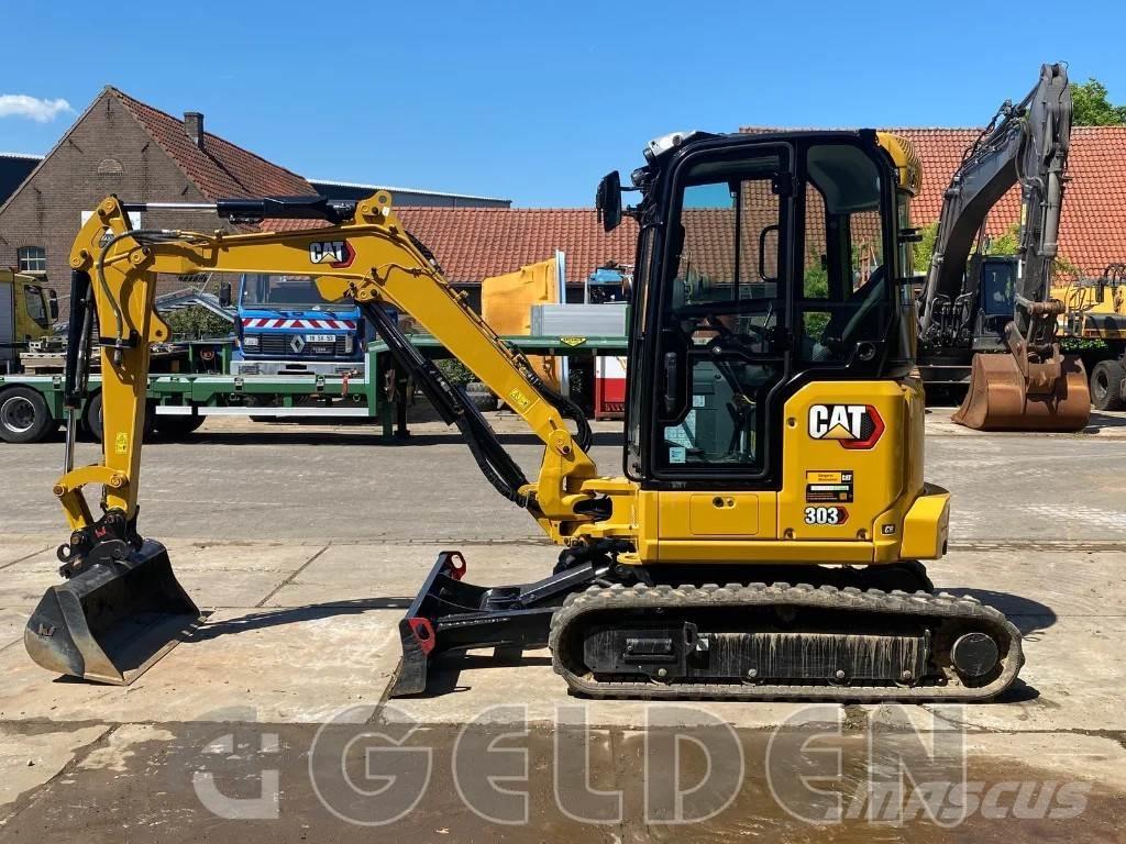 CAT 303 - 3 Buckets Miniexcavadoras