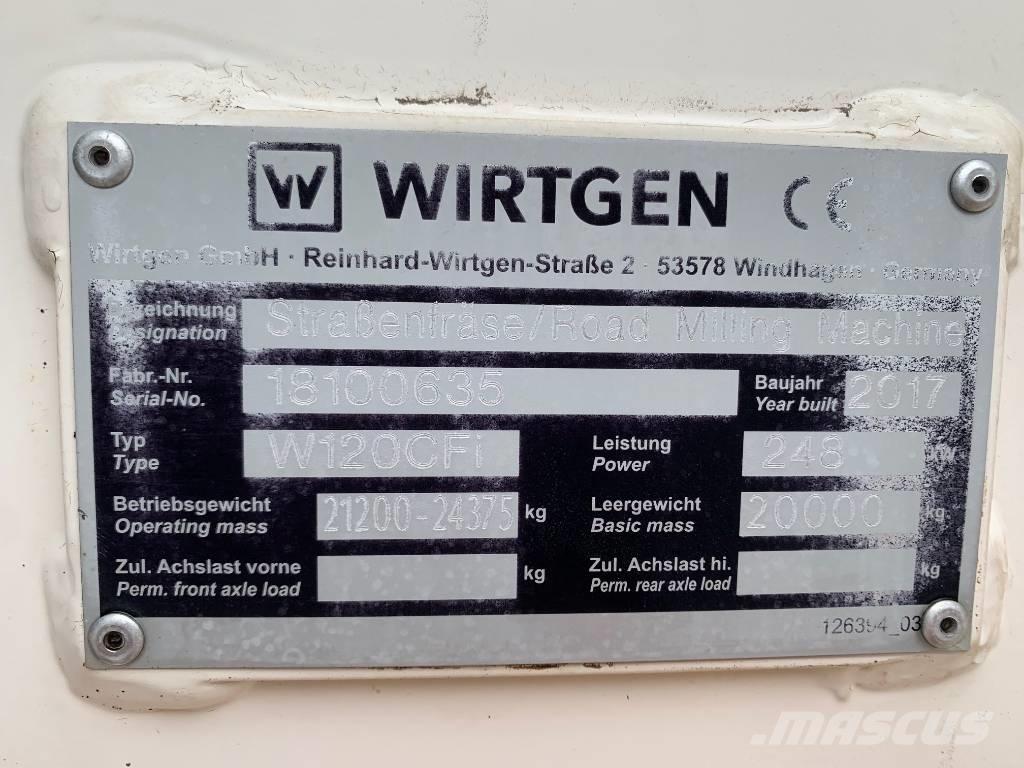 Wirtgen W 120 CFi Fresadoras de asfalto
