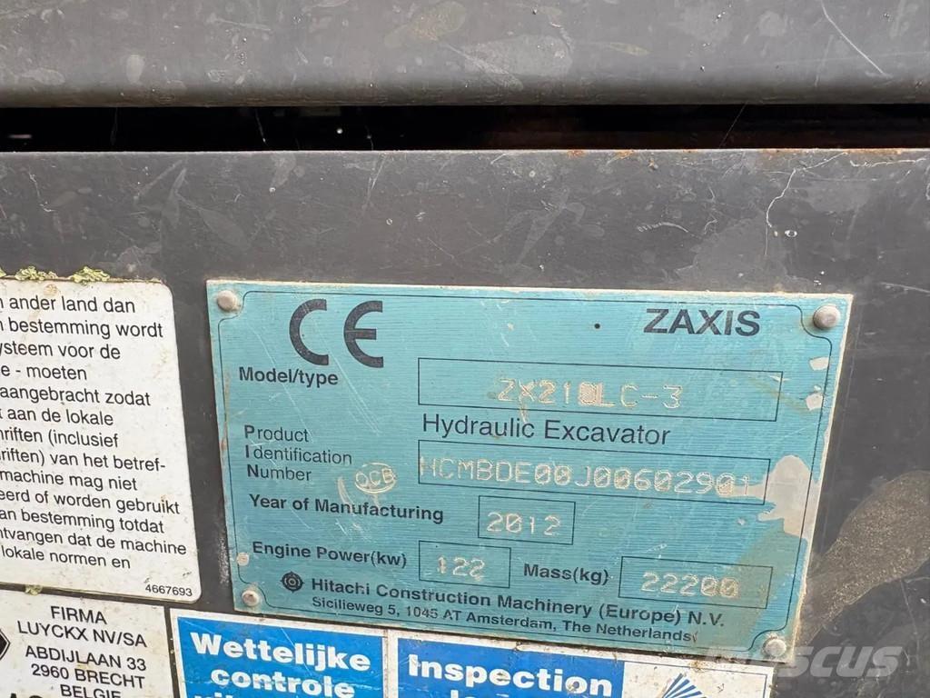 Hitachi ZX210LC-3 Excavadoras sobre orugas