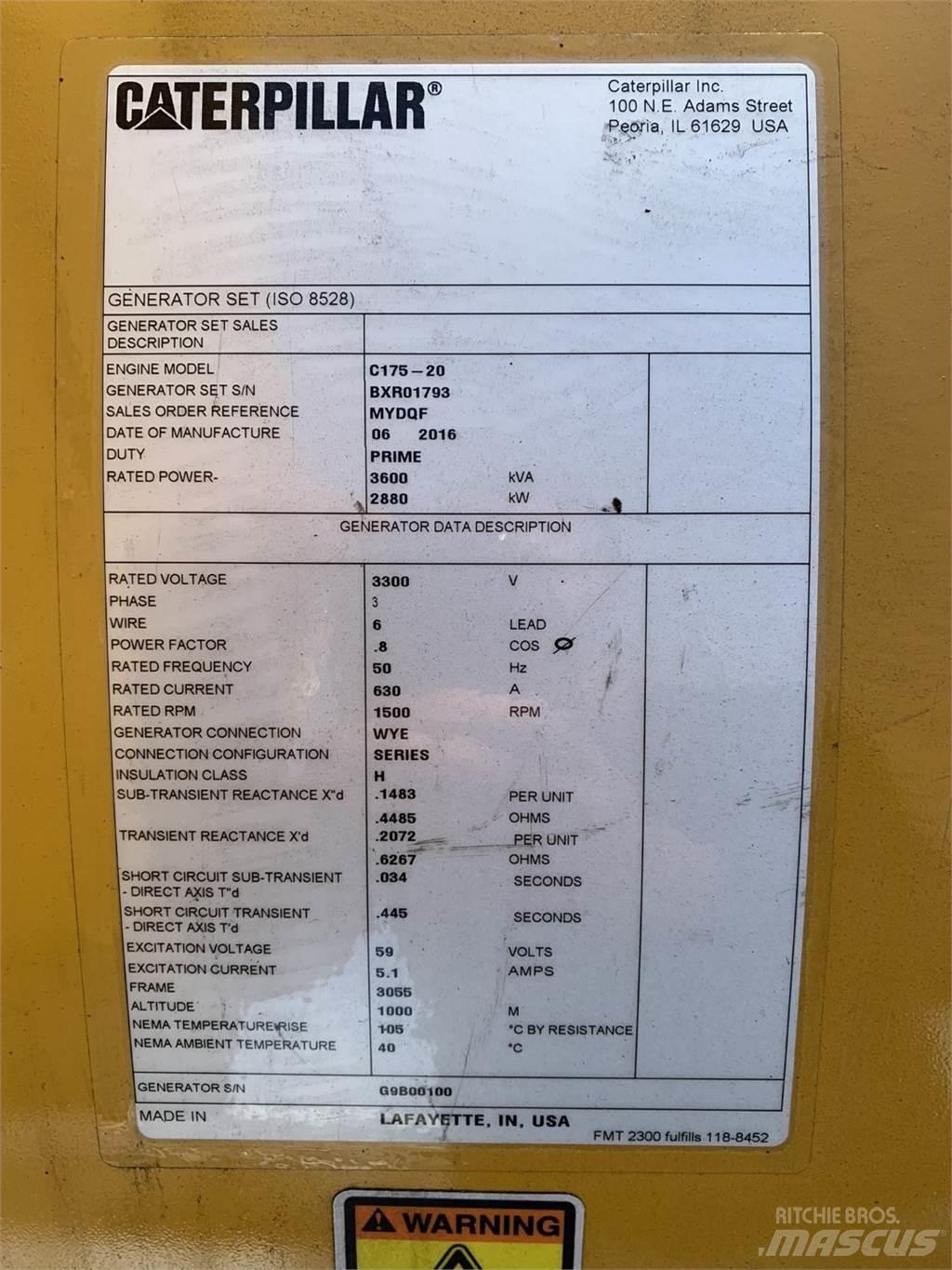 CAT SR5 Otros Generadores