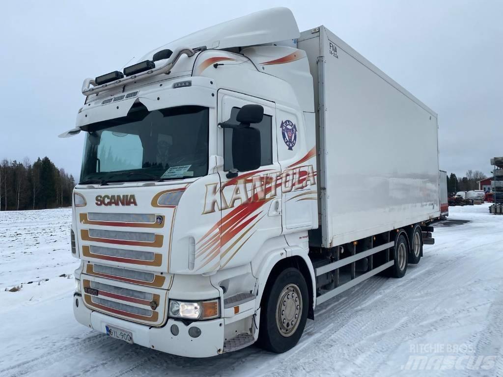 Scania R 500 Camiones con caja de remolque