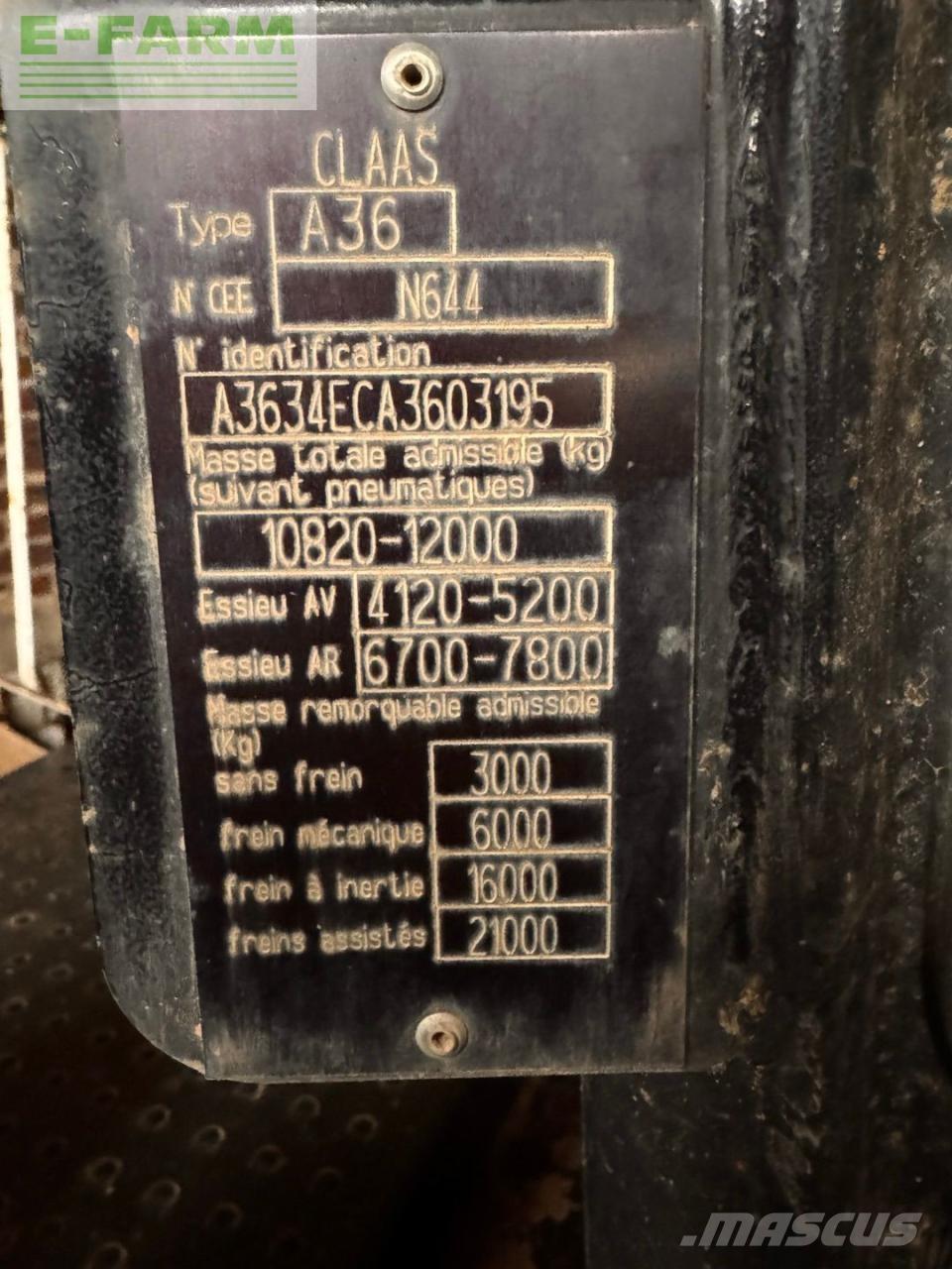 CLAAS ARION 650 Tractores