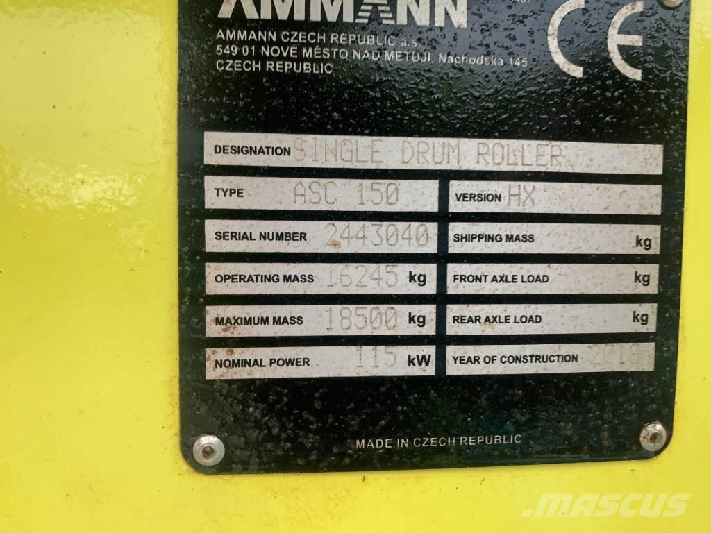 Ammann ASC 150 HX Rodillos de un solo tambor