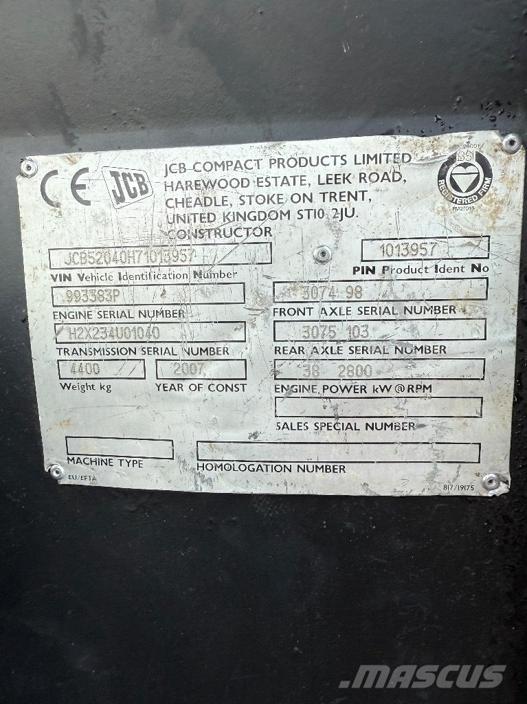 JCB 520-40 Carretillas telescópicas