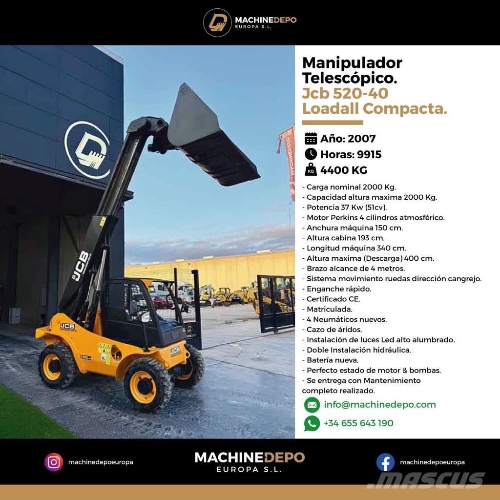 JCB 520-40 Carretillas telescópicas