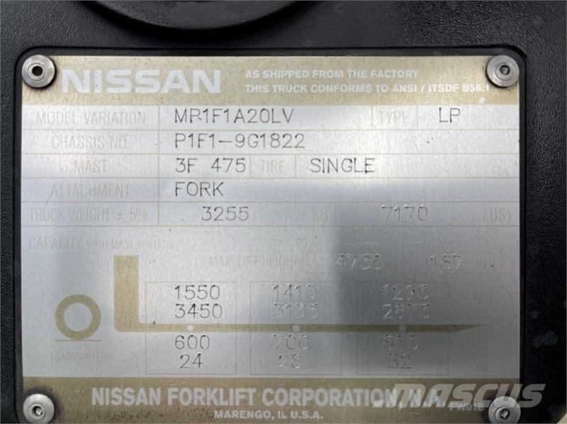 Nissan MP1F1A20LV Montacargas - otros
