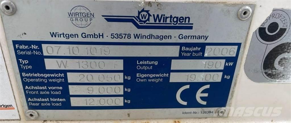 Wirtgen W 1300 F Fresadoras de asfalto