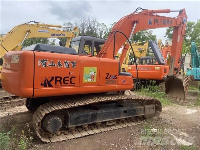 Hitachi ZX 200 Excavadoras sobre orugas