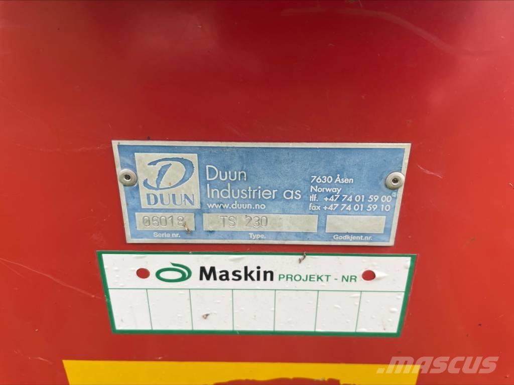 Duun TS 230 Hojas y cuñas quitanieves