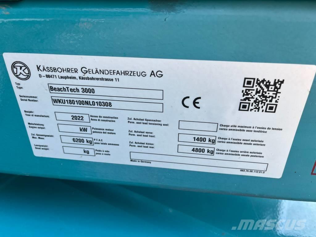  Beachtech 3000 Maquinaria para limpieza de playas
