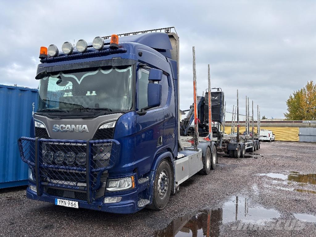 Scania R650B6X4NB Transportes de madera