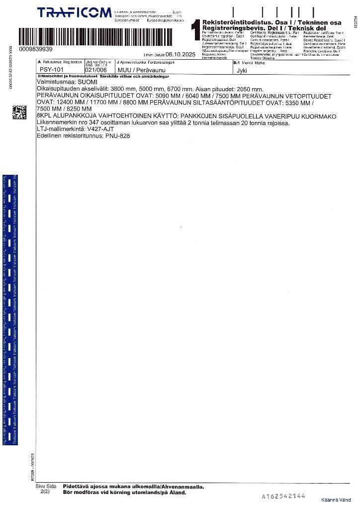 Jyki V427-AJT Maderas