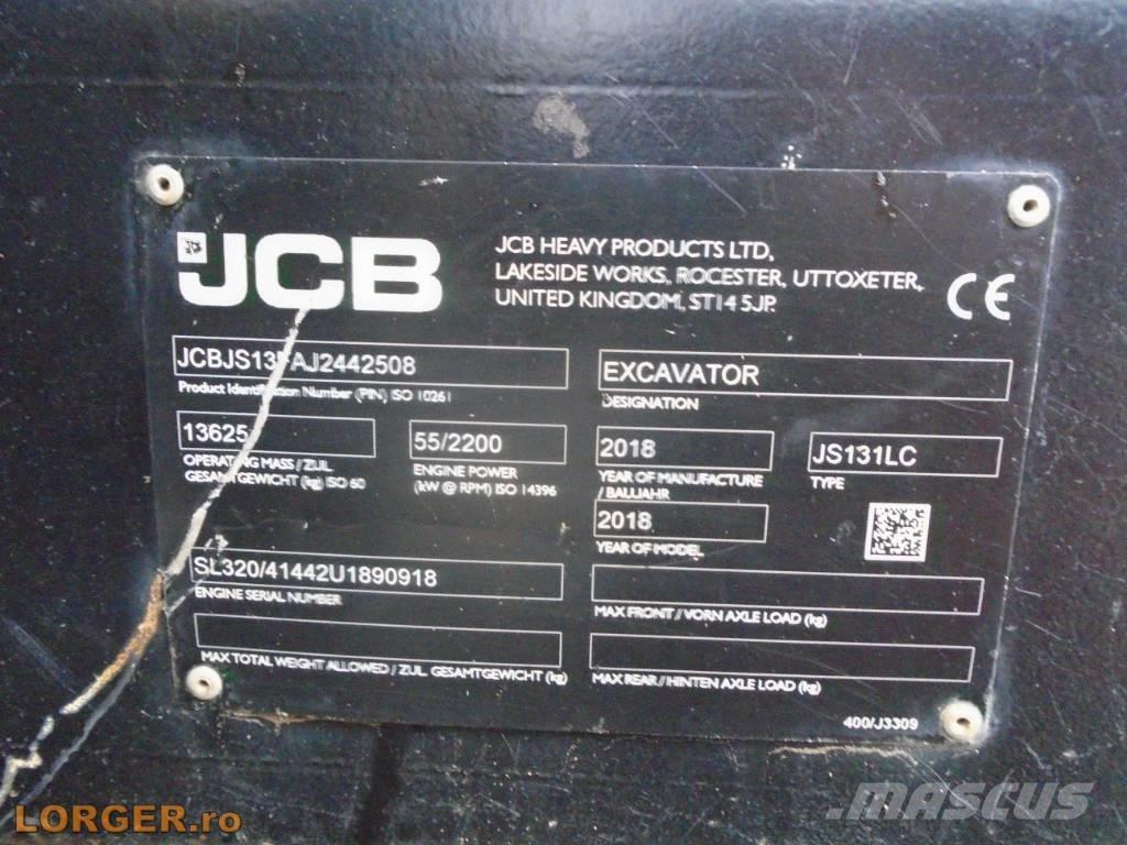 JCB JS 131 LC Excavadoras sobre orugas