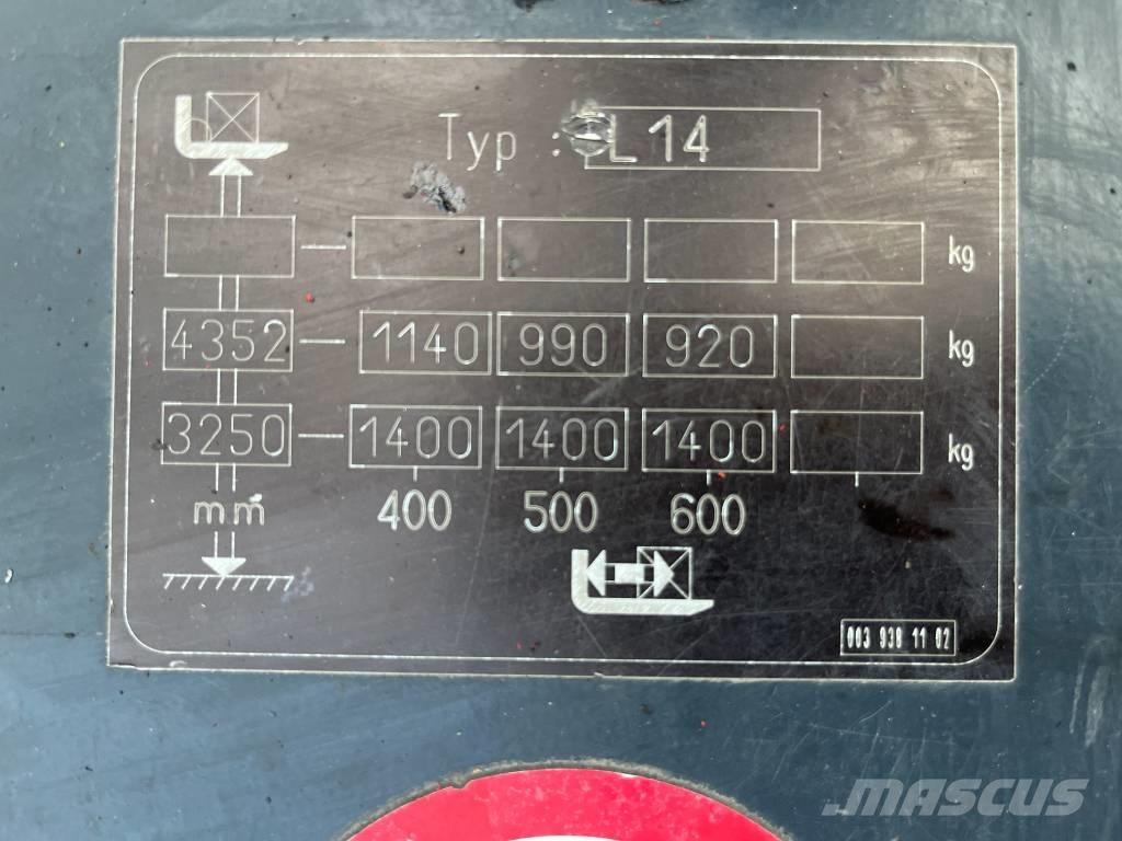 Linde L 14 V-3816 Apiladoras eléctricos