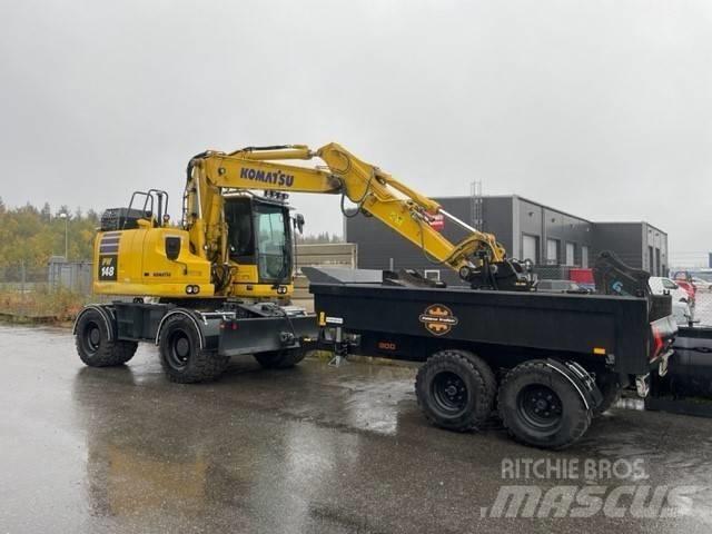 Komatsu PW 148 Excavadoras de ruedas