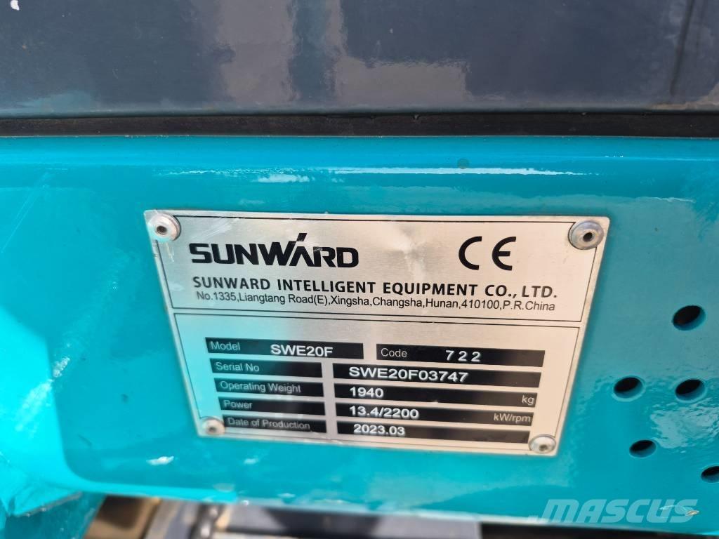 Sunward SWE 20 F Miniexcavadoras