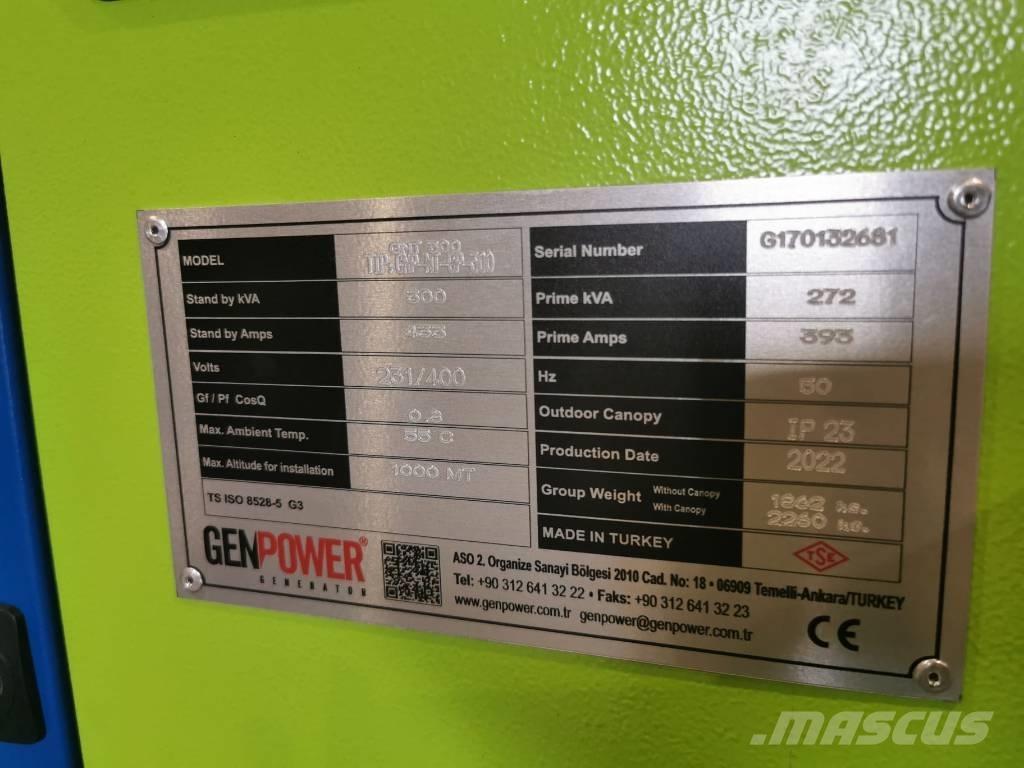 Genpower GNT 300 Generadores diésel