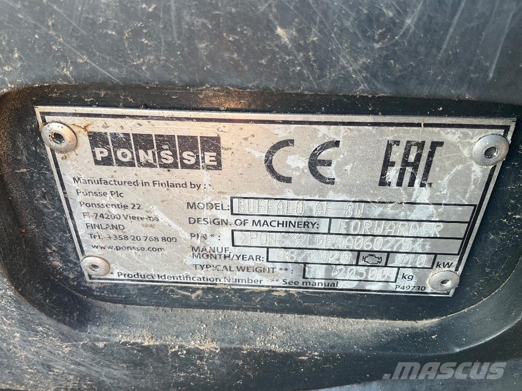 Ponsse BUFFALO AF 8W Transportadoras