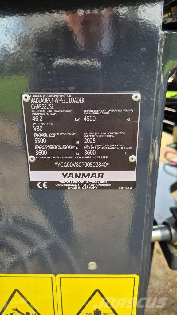 Yanmar V80/5 Cargadoras sobre ruedas