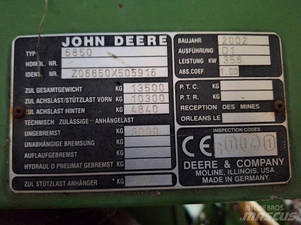 John Deere 6850 Cosechadoras de forraje autopropulsadas