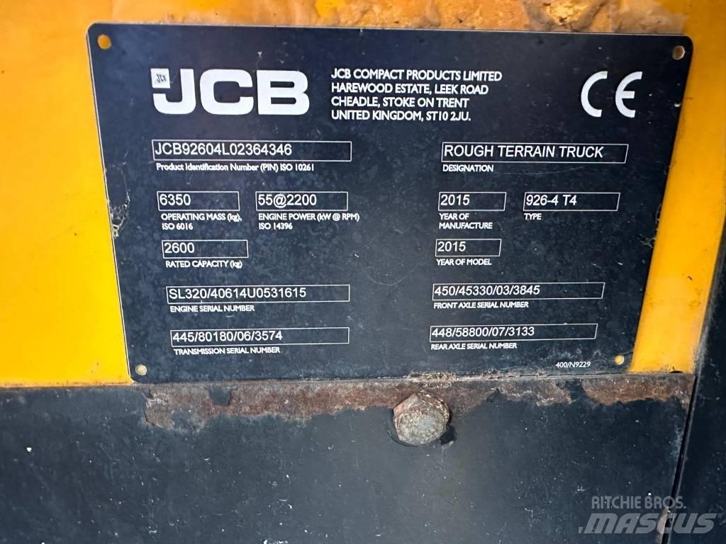 JCB 926-4 Montacargas todo terreno