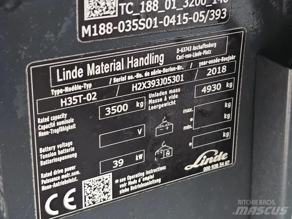 Linde H35T-02 Camiones LPG