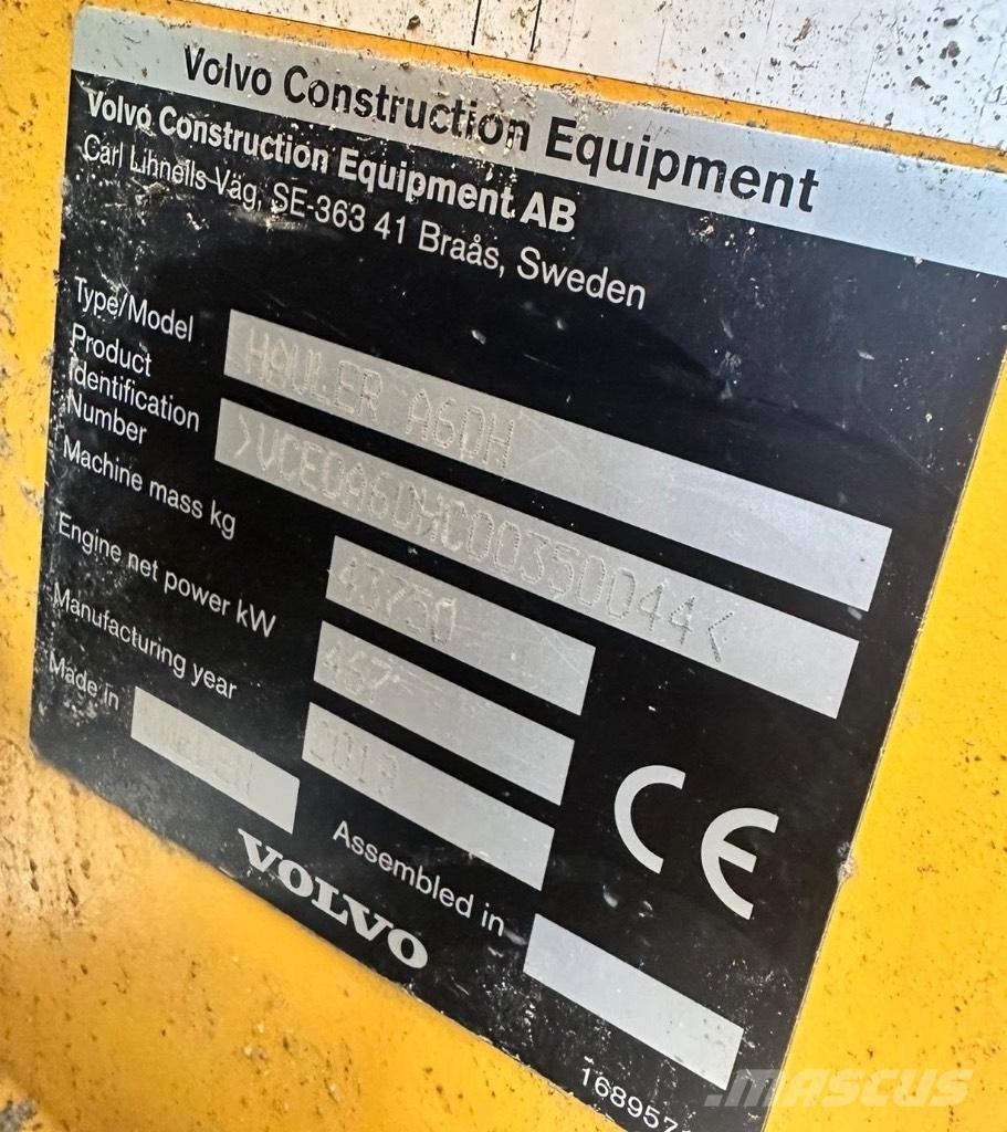 Volvo A 60 H Camiones articulados