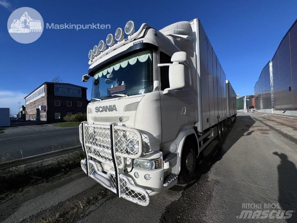 Scania R 450 Camiones con caja de remolque