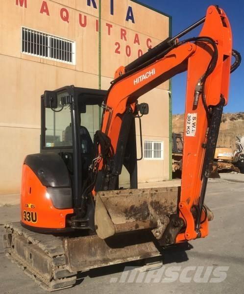 Hitachi ZX 33 U-5 A Miniexcavadoras
