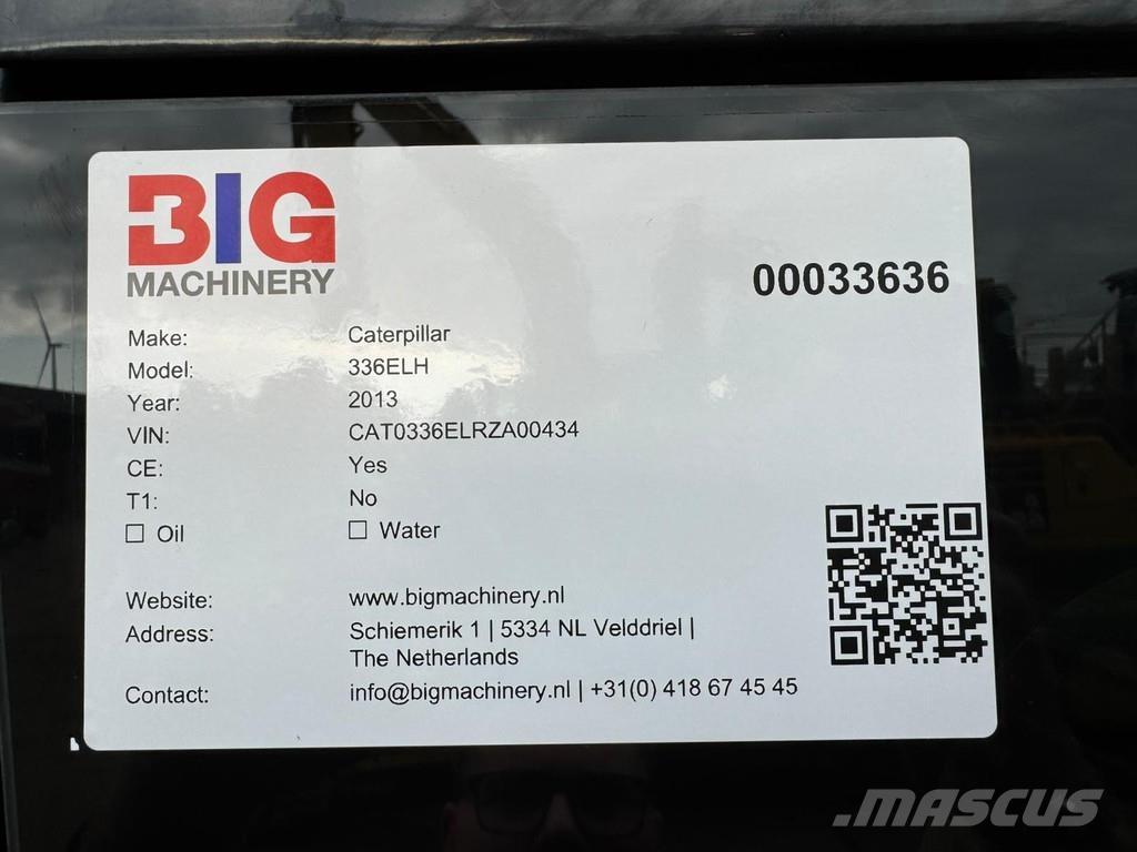 CAT 336ELH Excavadoras sobre orugas