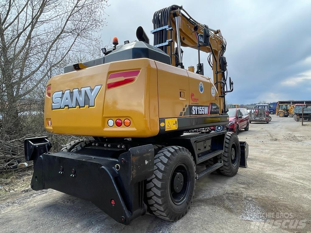 Sany SY155W Excavadoras de ruedas