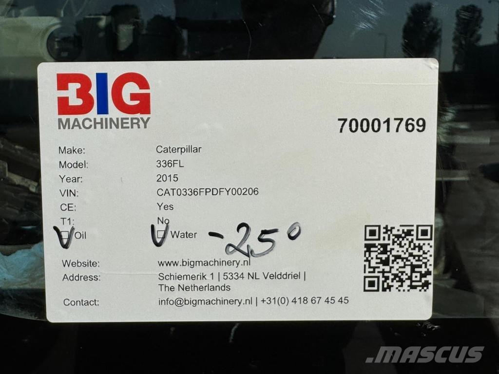 CAT 336FL XE Excavadoras sobre orugas