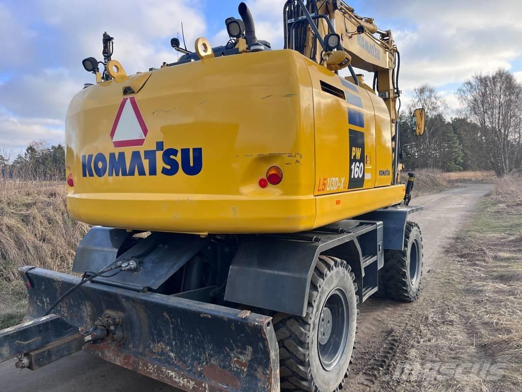Komatsu PW 160 Excavadoras de ruedas