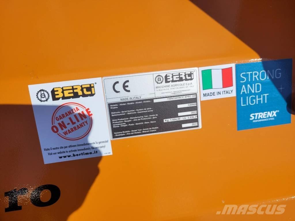 Berti x pro 300 Segadoras y cortadoras de hojas para pasto