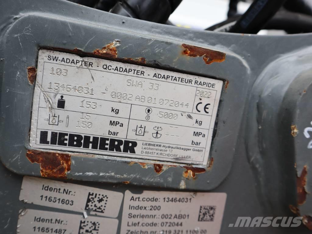 Liebherr SWA 33 Conectores rápidos
