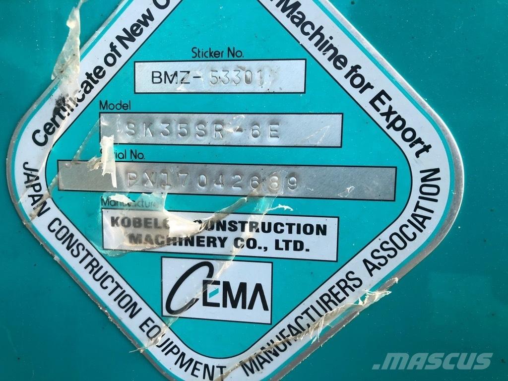 Kobelco SK 35 SR-6E Miniexcavadoras