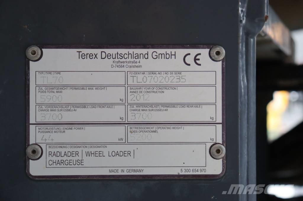 Terex TL 70 Cargadoras sobre ruedas
