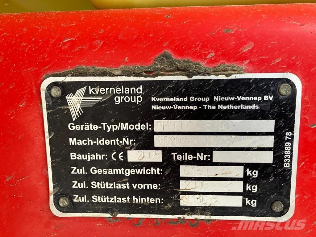 Rau Phoenix B 40 Pulverizadores arrastrados