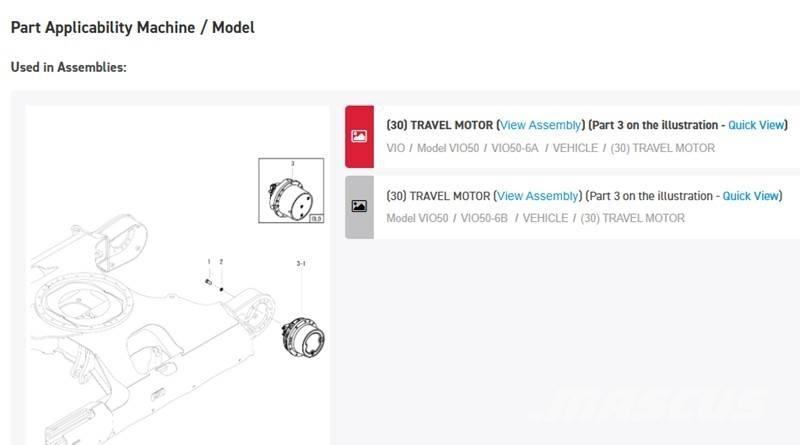 YANMAR VIO50 6A-6B Orugas