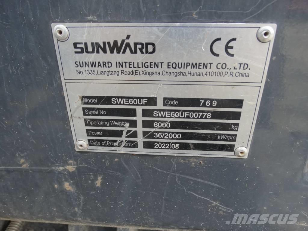 Sunward SWE 60 UF Excavadoras 7t - 12t