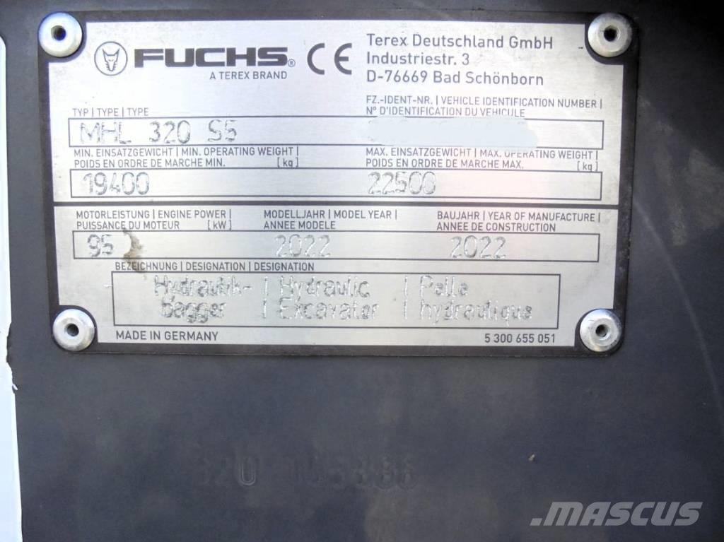 Fuchs MHL 320 Manejadores de residuos industriales