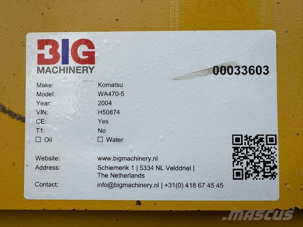 Komatsu WA470-5H Cargadoras sobre ruedas