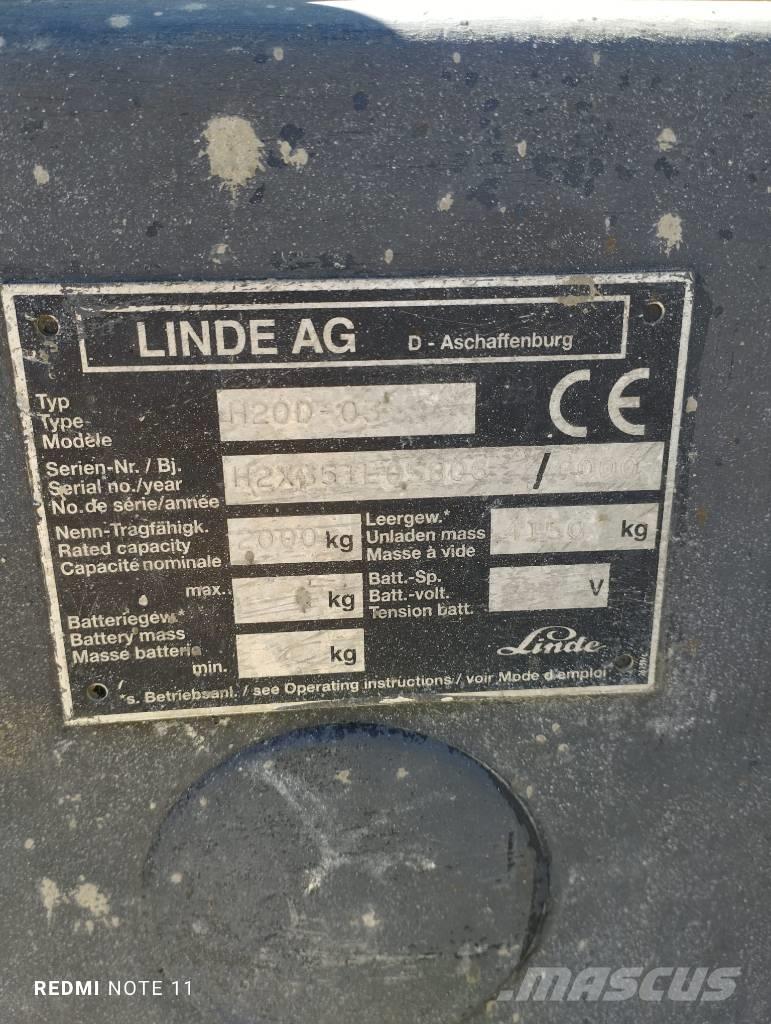 Linde H 20 D Camiones diesel